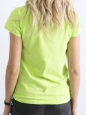 T-shirt RV-TS-4623.84 fluo zielony L