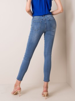 Spodnie jeans NM-DE-SP-M8741.15 niebieski XS