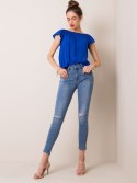 Spodnie jeans NM-DE-SP-M8741.15 niebieski XS