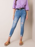 Spodnie jeans NM-DE-SP-18136.00X niebieski S