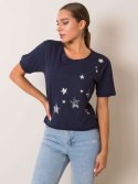 T-shirt 131-TS-AMZ1010.34P granatowy XS