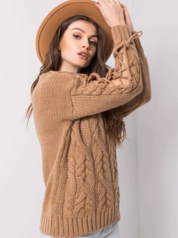 Sweter CA-SW-3733.74 camelowy