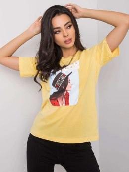 T-shirt PM-TS-SS21TX64.32 żółty L