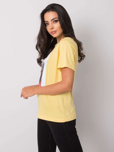 T-shirt PM-TS-SS21TX64.32 żółty L