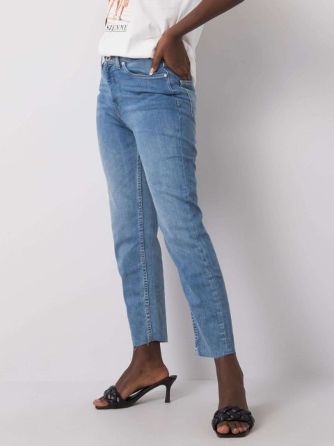 Spodnie jeans D85033T62152L151 jasny niebieski M