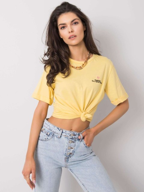 T-shirt PM-TS-SS21CA56.33 żółty L