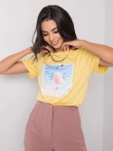 T-shirt PM-TS-SS21CA59.01P żółty L