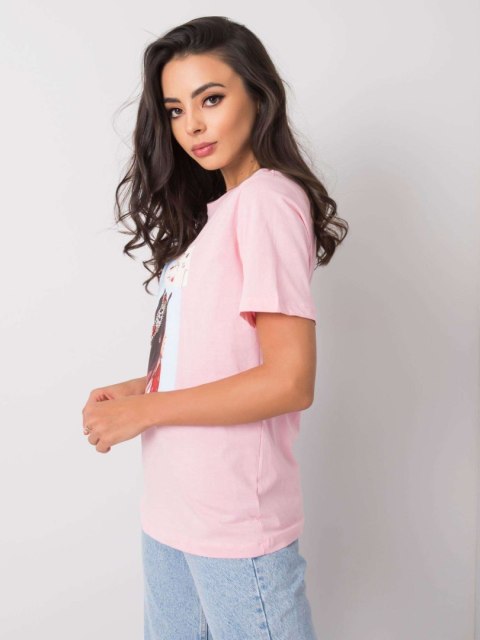 T-shirt PM-TS-SS21TX64.32 różowy M