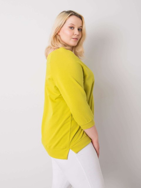 Bluza RV-BL-6295.03X limonkowy 3XL