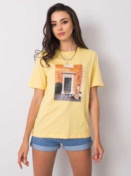 T-shirt PM-TS-SS21CA61.69 żółty M