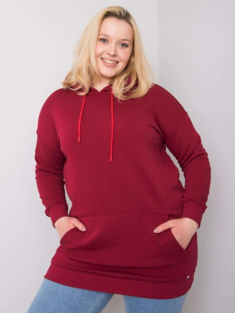 Bluza RV-BL-6338.19X bordowy 2XL