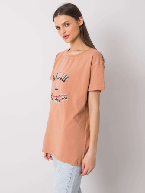 T-shirt FA-TS-6892.88 camelowy