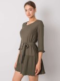 Sukienka LK-SK-507733.80P khaki 38