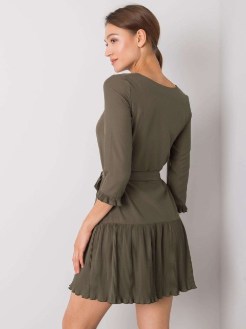 Sukienka LK-SK-507733.80P khaki 38