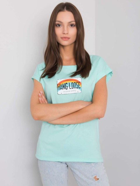 T-shirt FA-TS-7137.29P mietowy