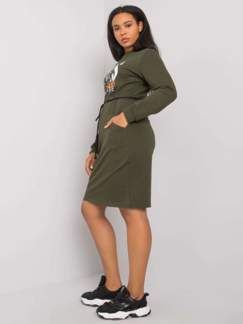 Sukienka LK-SK-508299.30 khaki 36