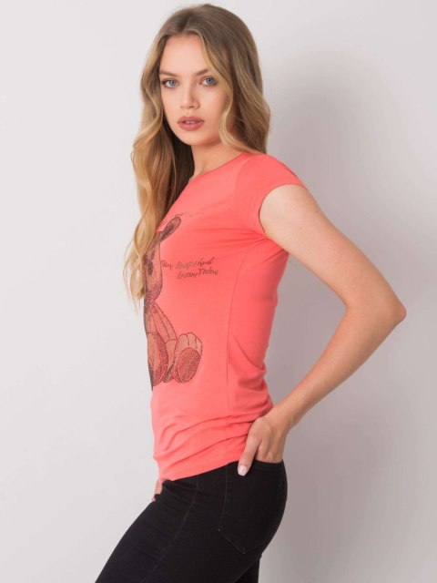 T-shirt EM-TS-ES-21-531.14 koralowy S