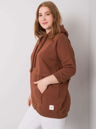 Bluza RV-BL-6917.74P ciemny brązowy