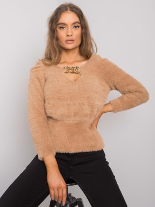 Sweter LC-SW-7033.27X camelowy