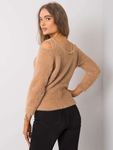 Sweter LC-SW-7033.27X camelowy