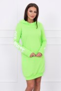 Sukienka Off White zielony neon