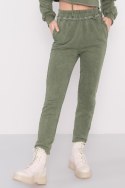 Spodnie dresowe 15891 khaki XS