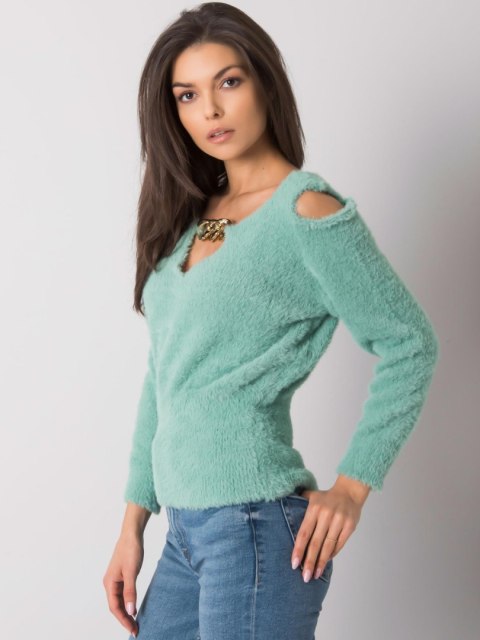 Sweter LC-SW-7033.27X mietowy