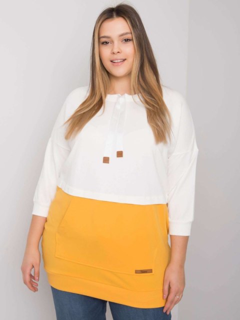 Bluza RV-BL-6845.51P biało-żółty