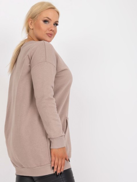 Bluza RV-BL-7124.01 ciemny bezowy