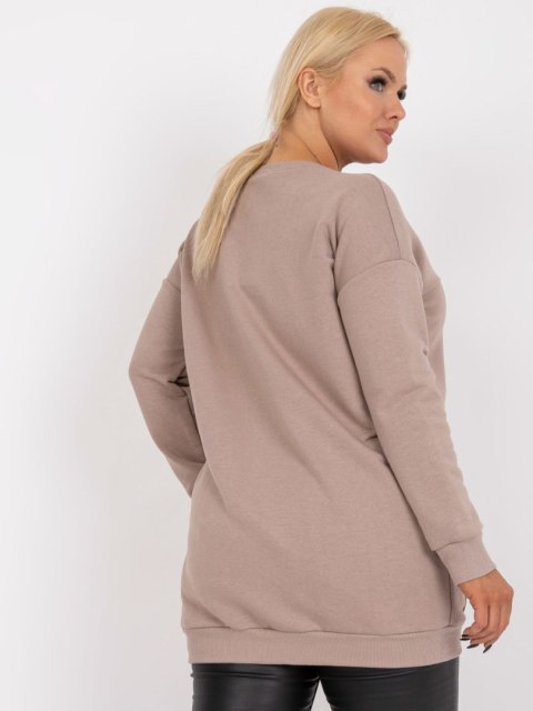 Bluza RV-BL-7124.01 ciemny bezowy