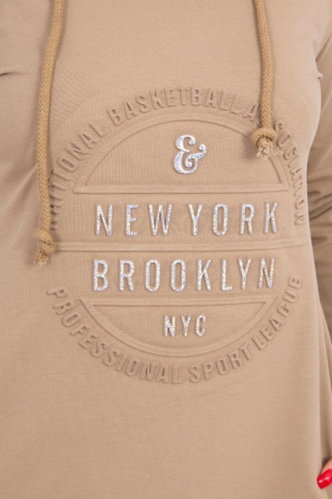 Sukienka Brooklyn camelowa