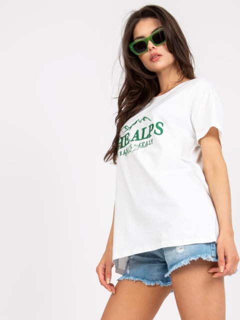 T-shirt FA-TS-7720.43P biało-zielony