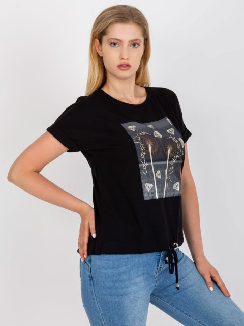 T-shirt RV-TS-0237.84P czarny