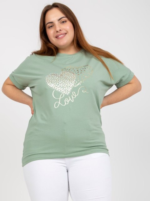 T-shirt RV-TS-7660.88P pistacjowy