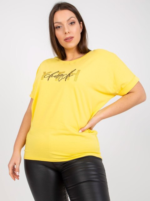 T-shirt RV-TS-7919.01X żółty