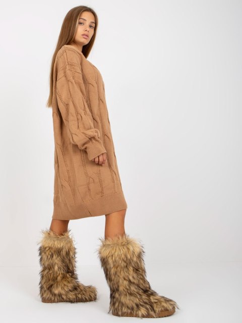 Sweter LC-SW-0297.35P camelowy