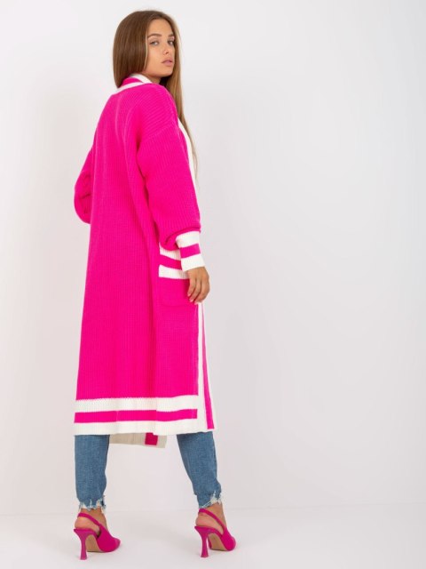 Sweter LC-SW-0291.06X fluo różowy