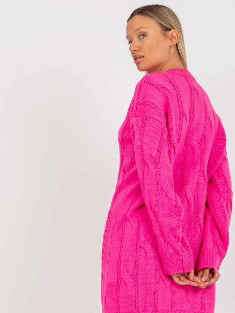 Sweter LC-SW-0297.35P fluo różowy