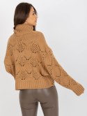 Sweter EM-SW-1037-01.24X camelowy