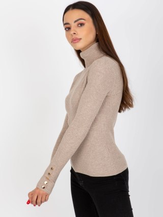 Sweter NM-SW-NG-202.08 ciemny bezowy S/M