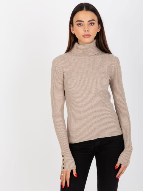 Sweter NM-SW-NG-202.08 ciemny bezowy S/M