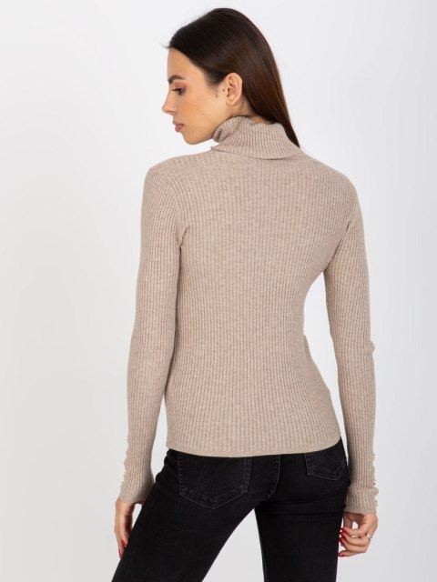 Sweter NM-SW-NG-202.08 ciemny bezowy S/M