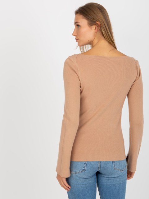 Sweter NM-SW-DZ92587.38P camelowy