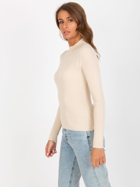 Sweter NM-SW-J52250.55 jasny beżowy