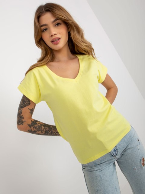 T-shirt VI-TS-5134.02 jasny żółty M