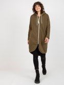 Bluza dresowa khaki z kapturem Stunning