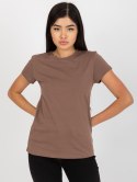 T-shirt RV-TS-4623.40 brązowy M