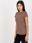 T-shirt RV-TS-4623.40 brązowy M