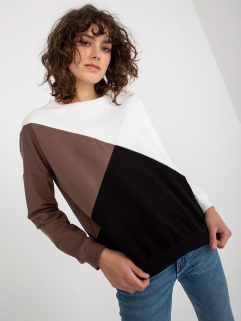 Bluza RV-BL-8463.41P biało-czarny