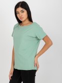 T-shirt RV-TS-4662.48 pistacjowy XL